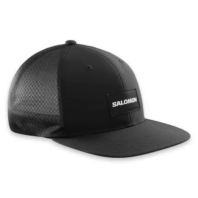 Salomon Lc1680300 Trucker Flat Cap Siyah Unisex Şapka 