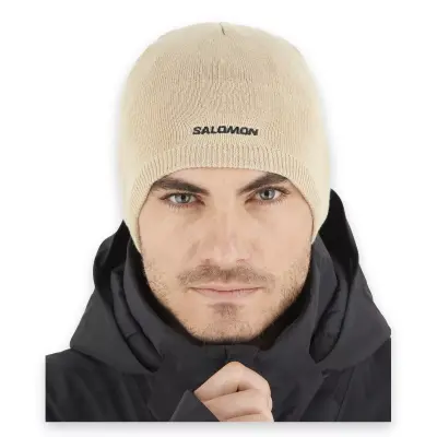 Salomon Lc1847100 Salomon Beanie Bere Bej Unisex Bere - 2