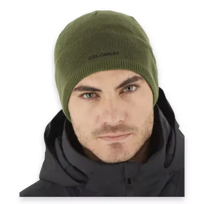 Salomon Lc1847100 Salomon Beanie Bere Haki Unisex Bere - 2