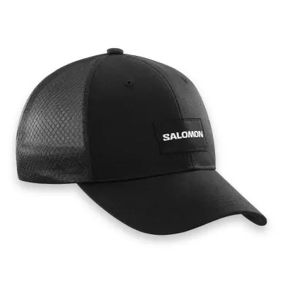 Salomon Lc2024100 Trucker Curved Cap Siyah Unisex Şapka 