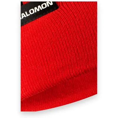 Salomon Lc2152900 Hermitage Beanie Bere Kırmızı Unisex Bere - 2