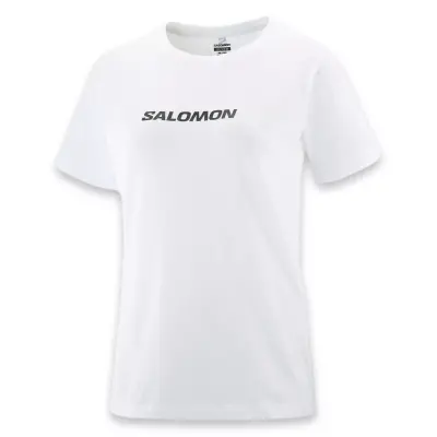 Salomon Lc2217500 Logo Ss Tee W Beyaz Kadın T-Shirt - 3