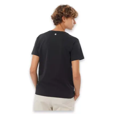 Salomon Lc2217500 Logo Ss Tee W Siyah Kadın T-Shirt - 2