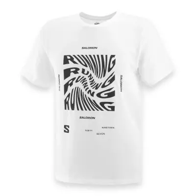 Salomon Lc2218800 Running Graphic Ss Tee M Erkek T-Shirt - 3