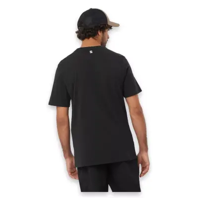 Salomon Lc2219200 Graphic Ss Tee M Siyah Erkek T-Shirt - 2