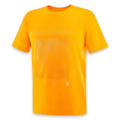 Salomon Lc2219200 Graphic Ss Tee M Turuncu Erkek T-Shirt - 3