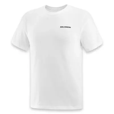 Salomon Lc2219400 Graphic Perf Ss Tee M Beyaz Erkek T-Shirt - 3