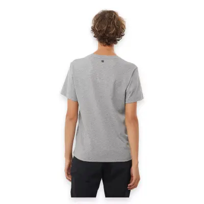 Salomon Lc2232900 Logo Combo Ss Tee W Gri Kadın T-Shirt - 2