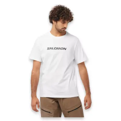 Salomon Lc2245400 Sal Logo Perf Ss Tee M Beyaz Erkek T-Shirt 