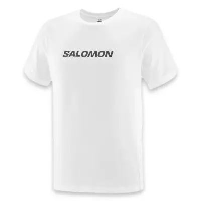 Salomon Lc2245400 Sal Logo Perf Ss Tee M Beyaz Erkek T-Shirt - 3