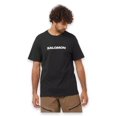 Salomon Lc2245400 Sal Logo Perf Ss Tee M Siyah Erkek T-Shirt 