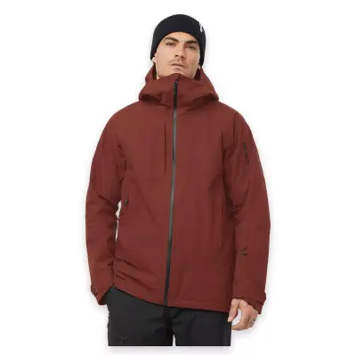 Salomon Lc2272400 Transfer Puff Jacket M Mont Bordo Erkek Mont - 1