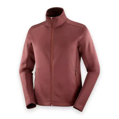 Salomon Lc2300700 Sntial Midfleece Fz M Outdoor Ceket Bordo Erkek Ceket - 5