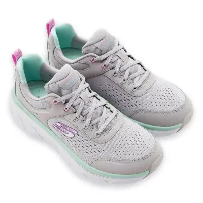 Skechers 150093Z Dlux Walker 2.0-Daisy Doll Gri Kadın Spor Ayakkabı - 1