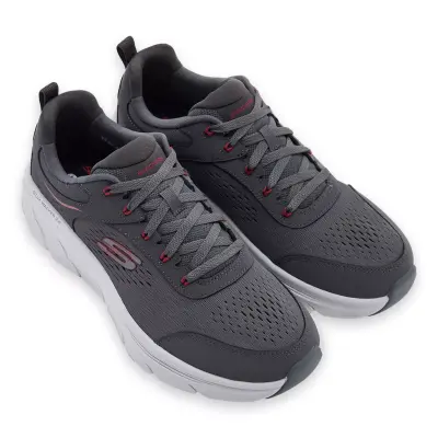 Skechers 232715 D'lux Walker Durven Kırmızı Erkek Spor Ayakkabı 