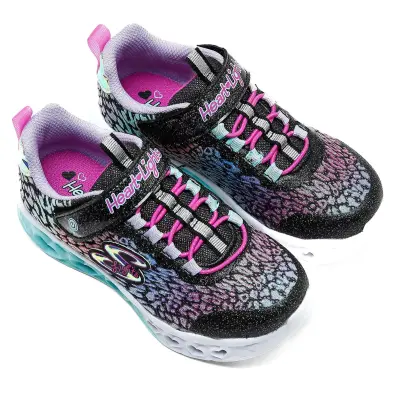 Skechers 302314F Flutter Heart Lights-Loves S.ayak Çok Renkli Kız Çocuk Spor Ayakkabı 