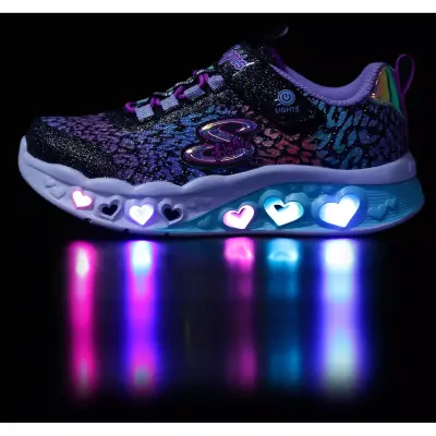 Skechers 302314F Flutter Heart Lights-Loves S.ayak Çok Renkli Kız Çocuk Spor Ayakkabı - 3