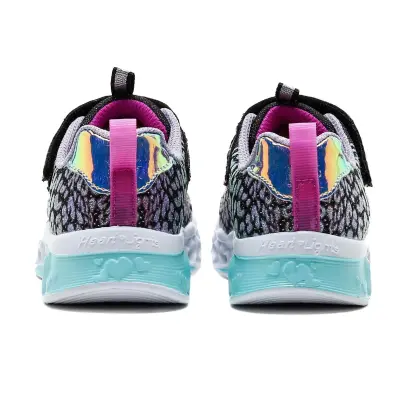 Skechers 302314F Flutter Heart Lights-Loves S.ayak Çok Renkli Kız Çocuk Spor Ayakkabı - 4