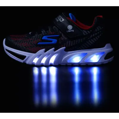 Skechers 400137 Flex-Glow Elite Siyah Erkek Çocuk Spor Ayakkabı - 3