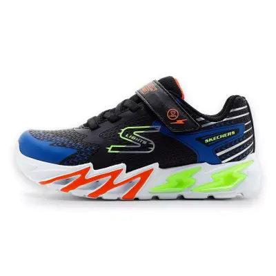 Skechers 400138K Flex-Glow Bolt Işikli Spor Mavi Erkek Çocuk Spor Ayakkabı - 2