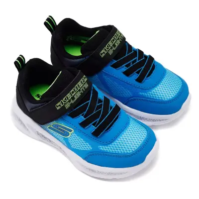 Skechers 401495K Meteor-Lights Mavi Erkek Çocuk Spor Ayakkabı 