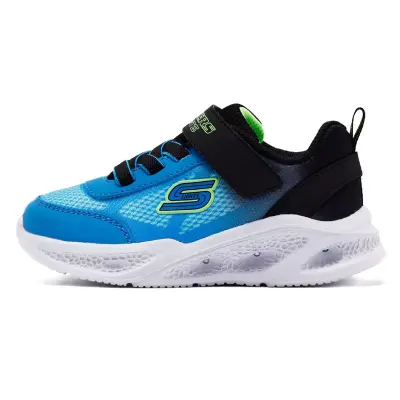 Skechers 401495K Meteor-Lights Mavi Erkek Çocuk Spor Ayakkabı - 2