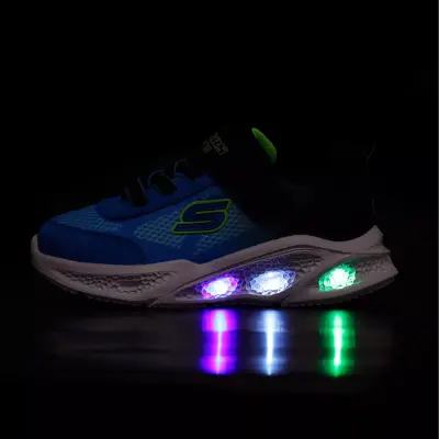 Skechers 401495K Meteor-Lights Mavi Erkek Çocuk Spor Ayakkabı - 3