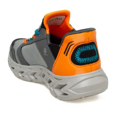 Skechers 403843 Hypno-Flash 2.0 Füme Erkek Çocuk Spor Ayakkabı - 4