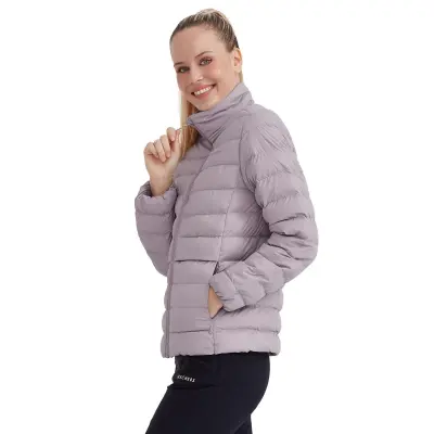 Skechers S231240 W Outerwear Pop Up Padde Lila Kadın Mont - 3