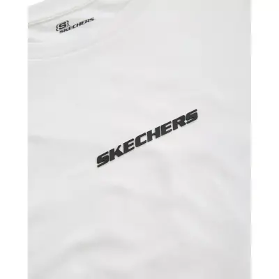 Skechers S232404 M Graphic Tee Oversize Beyaz Erkek T-Shirt - 4