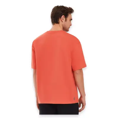 Skechers S241070 Graphic M Sleeve Kırmızı Erkek T-Shirt - 3