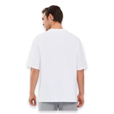 Skechers S241076 Graphic M Sleeve Beyaz Erkek T-Shirt - 3