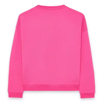 Skechers S242109 W Essential Crew Neck Sweat Pembe Kadın Sweatshirt - 2