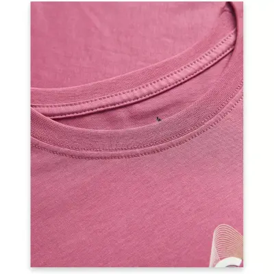 Skechers S242142 W Graphic Tee Light Weight Regular Pembe Kadın T-Shirt - 3