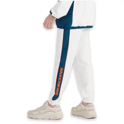 Skechers Sk232079 B Heavy Weight Fleece Jogger Sweatpant Beyaz Erkek Çocuk Eşofman Altı - 2