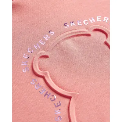 Skechers Sk242035 G 2Xi-Lock Loose Fit Sweat Pembe Kız Çocuk Sweatshirt - 4