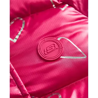 Skechers Sk242110 G Outerwear Padded Jacket Pembe Kız Çocuk Mont - 3