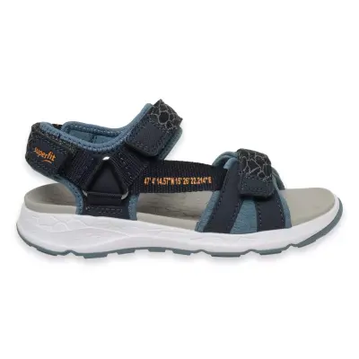 Superfit 000580-G Criss Cross Mavi Unisex Sandalet - 2