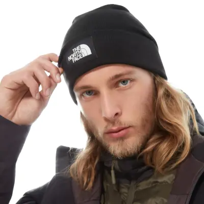 The North Face Nf0A3Fnt Siyah Erkek Dock Worker Rcyld Beanie Bere - 3