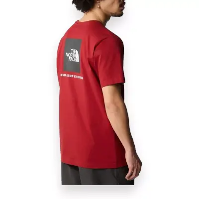 The North Face Nf0A87Np M S/S Box Nse Tee Kırmızı Erkek T-Shirt - 2