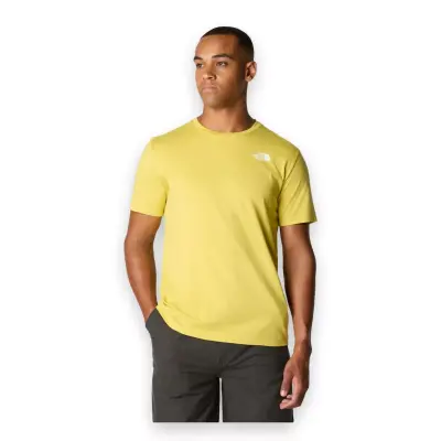 The North Face Nf0A882X M Man Foundation Heat Graphic Sarı Erkek T-Shirt - 1