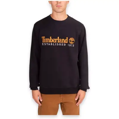 Timberland Tb0A27Hc Wwes Crew Neck Sweat Rglr Siyah Erkek Sweatshirt 