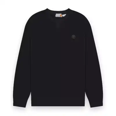 Timberland Tb0A2Bnk Ls Exeter River Basic Brushed Siyah Erkek Sweatshirt - 1