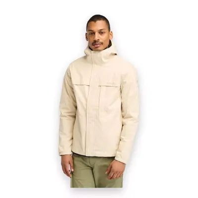 Timberland Tb0A5 Water Resistant Shell Jacket Krem Unisex Ceket - 1