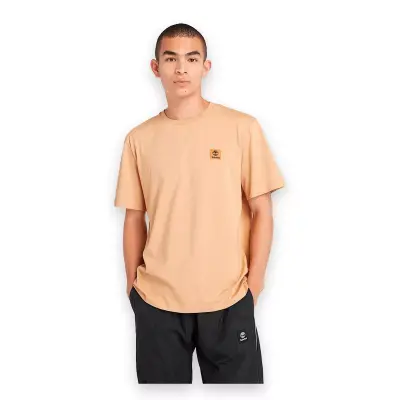 Timberland Tb0A5Rce Sleeve Woven Badge Tee Kavuniçi Unisex T-Shirt - 1