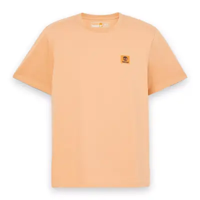 Timberland Tb0A5Rce Sleeve Woven Badge Tee Kavuniçi Unisex T-Shirt - 4