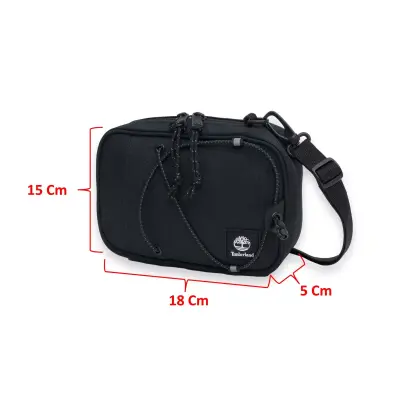 Timberland Tb0A5Ssy Cross Body 18X5X15 Siyah Unisex Spor Çanta - 5