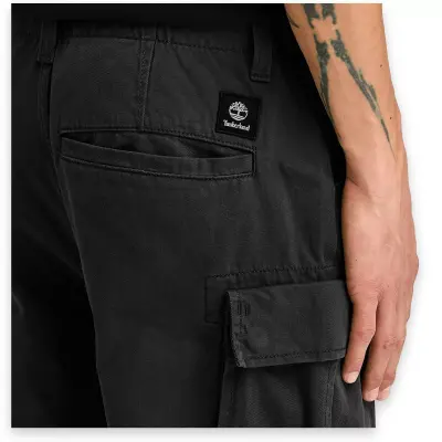 Timberland Tb0A5Tvy Twill Cargo Pantolon Siyah Erkek Pantolon - 3