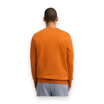 Timberland Tb0A5Ujy Linear Logo Crew Neck Sweat Turuncu Erkek Sweatshirt - 2