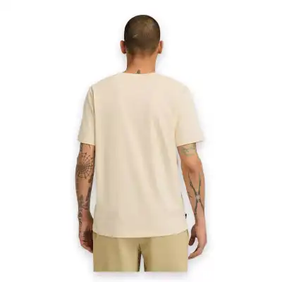 Timberland Tb0A5Upq Linear Logo Sleeve Krem Erkek T-Shirt - 2